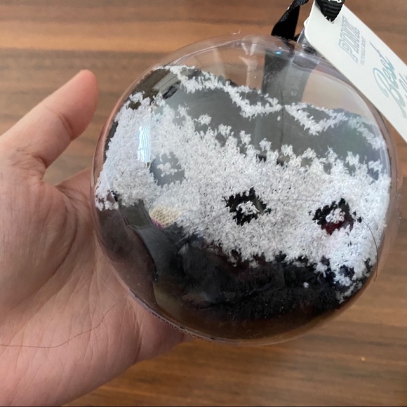 Pink Victoria’s Secret fuzzy sock ornament gift - Picture 3 of 7